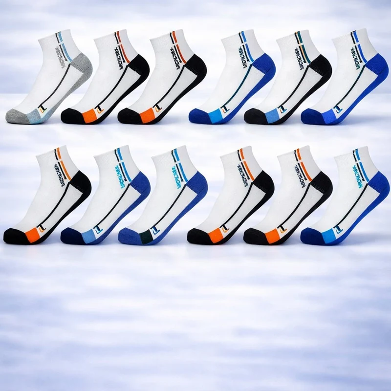 12-pack sportstrumpor Pesail strumpor