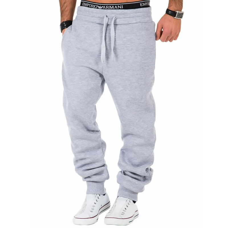 Herr Mjukisbyxor Ljusgråa - Sweatpants Amaci & Sons