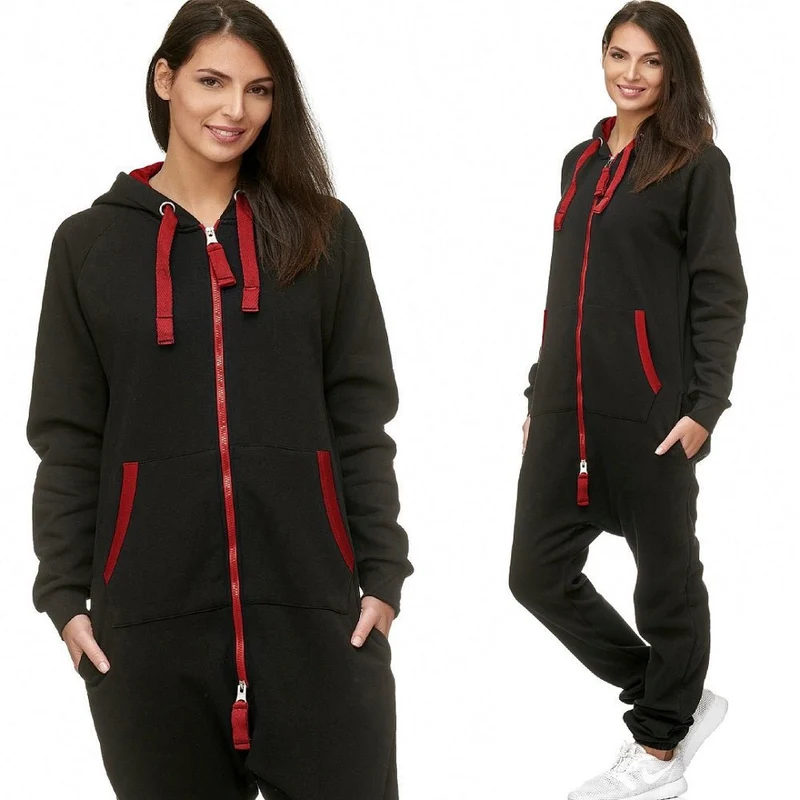 Onesie med luva - Jumpsuit med mysfaktor