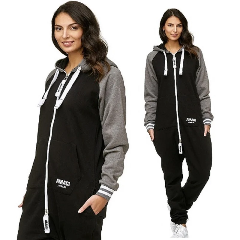 Onesie med luva - Unisex Jumpsuit