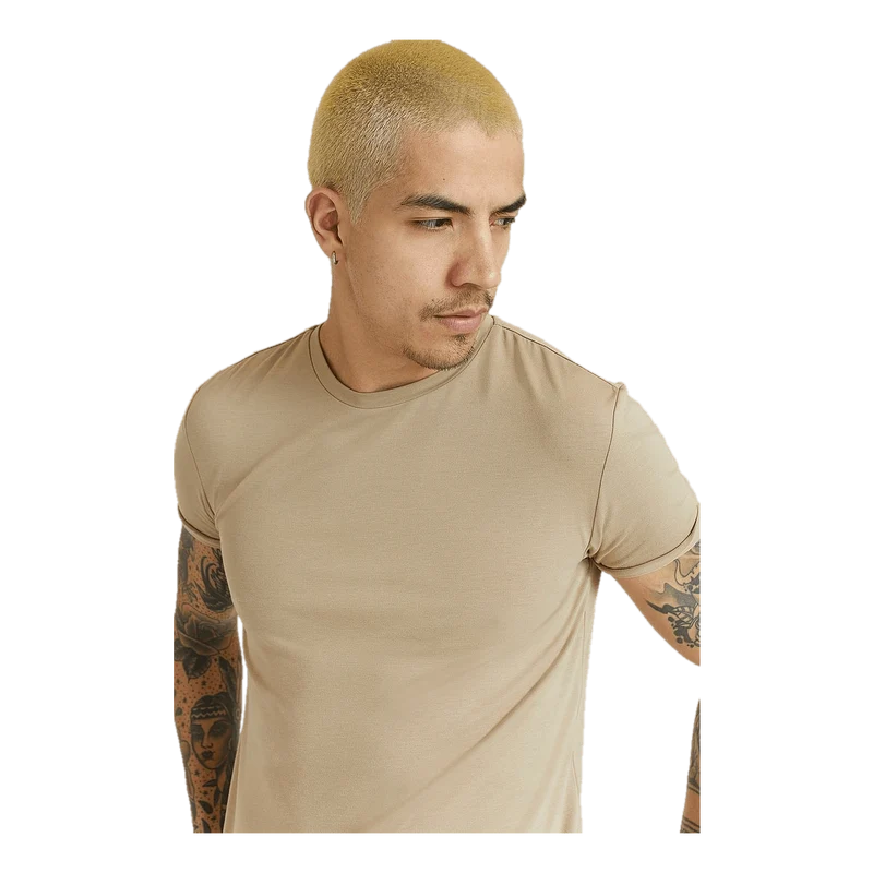 Slim Ss Tee Nougat