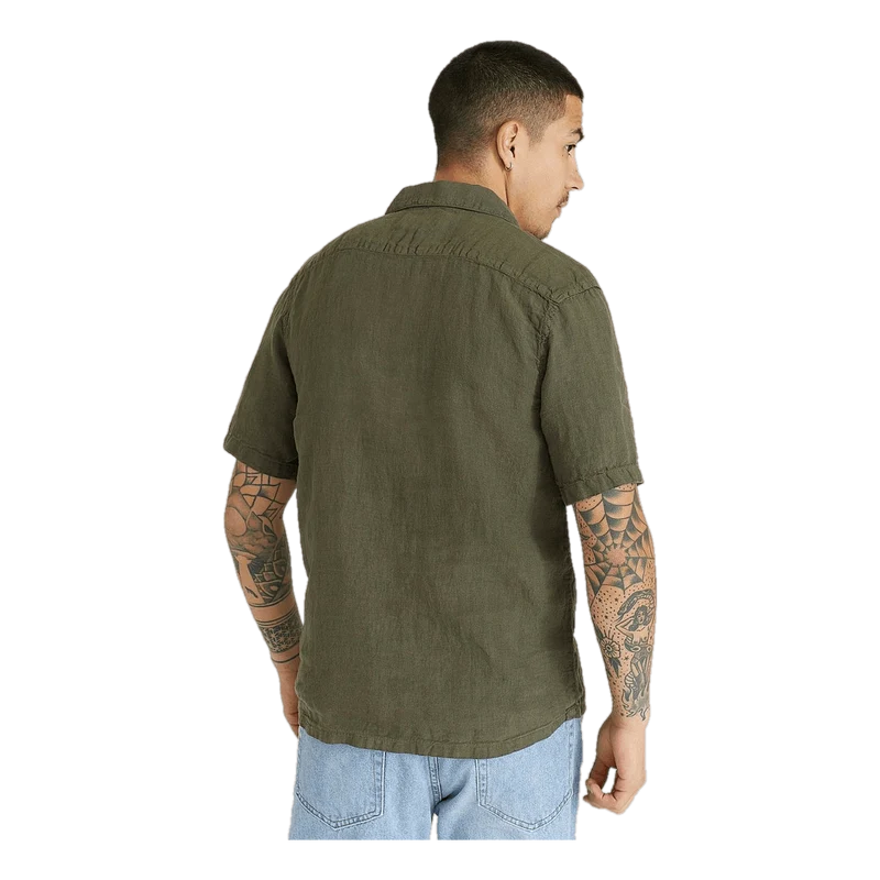 Studio Total Studio Total Linen Camp Shirt Army