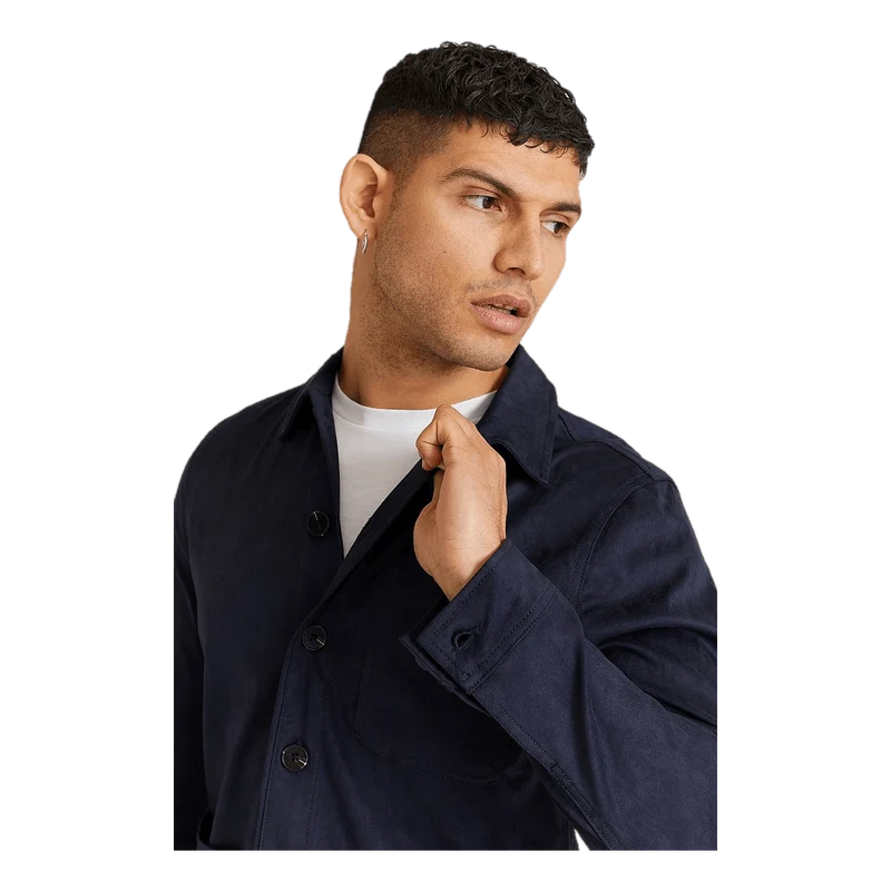 Studio Total Studio Total Favourite Fake Suede Overshirt Dark