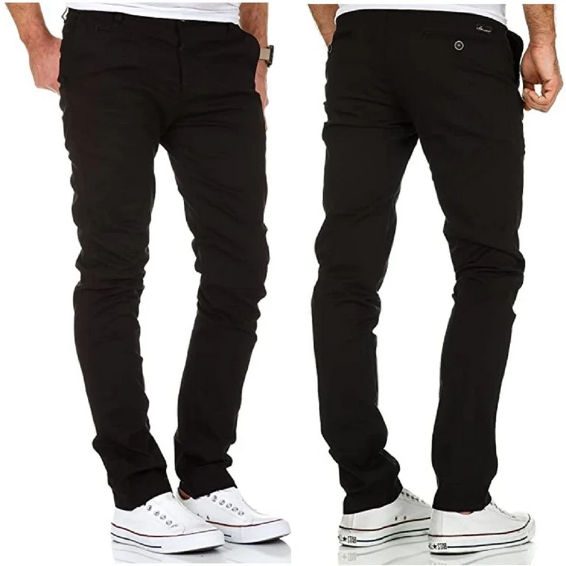 Svarta Chinos Slim Fit med stretch