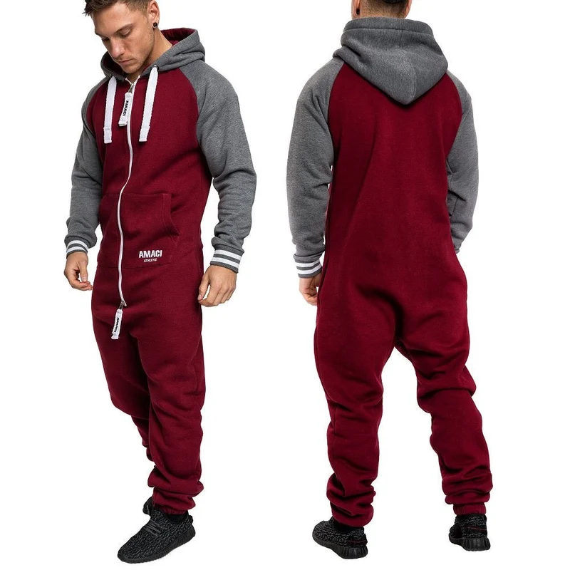 Onesies Unisex vinröd | Jumpsuit