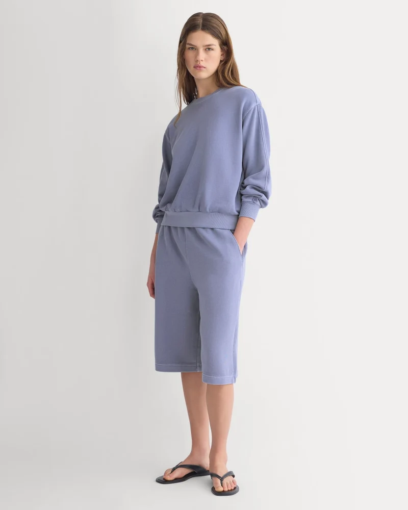 Lightweight Terry Long Shorts | Velvet Morning Garment Dye