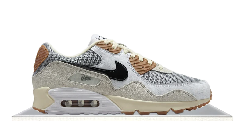 Air Max 90 x Patta Waves Particle Grey Coconut Milk