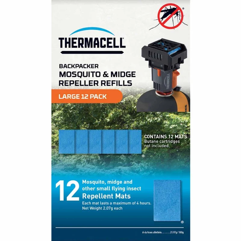 Thermacell Backpacker Mosquito Repeller Mat-Only Refills