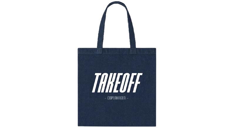 Takeoff Denim Tote Bag