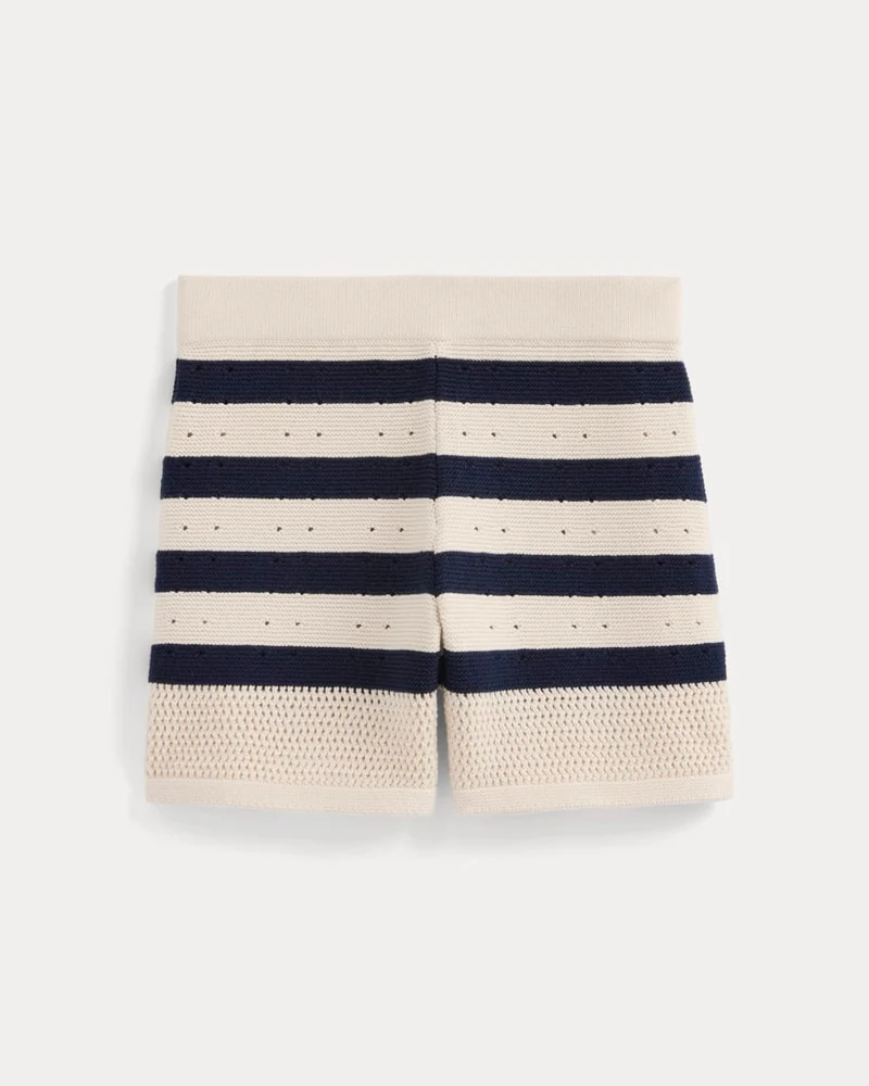 Open-Knit Short in Everyday Cotton | Canvas / Navy