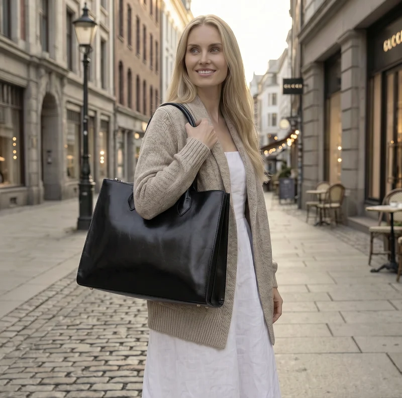 Axelväska Ora Big - Svart