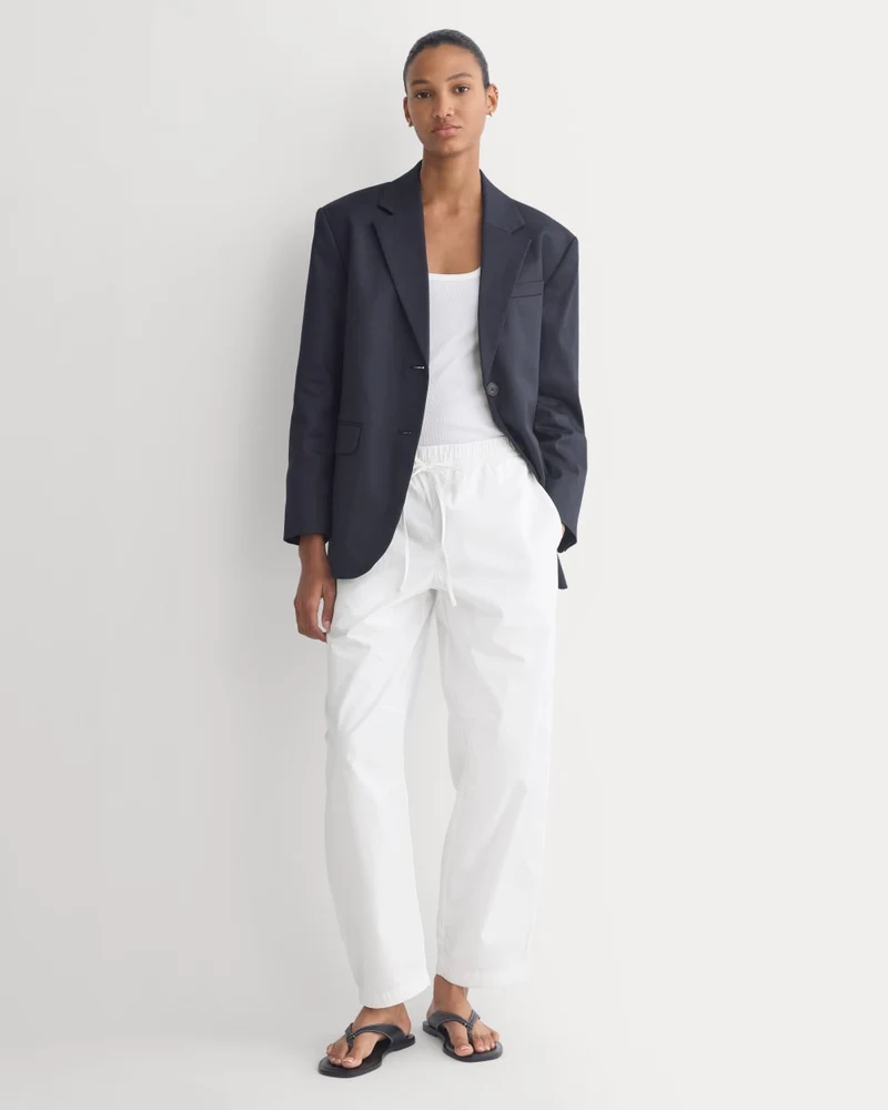 Pull-On Balloon Pant | White