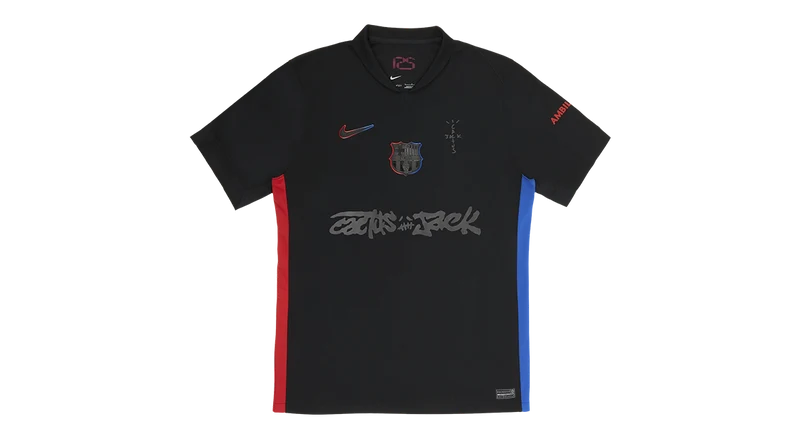 Travis Scott x FC Barcelona Away 'Cactus Jack Jersey' Black
