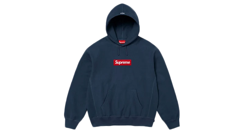 Supreme Box Logo Hoodie Navy (FW24)