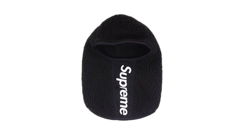 Supreme Polartec Deep Pile Balaclava Black