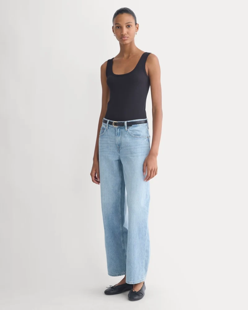 Loose Curve Jean | Light Indigo