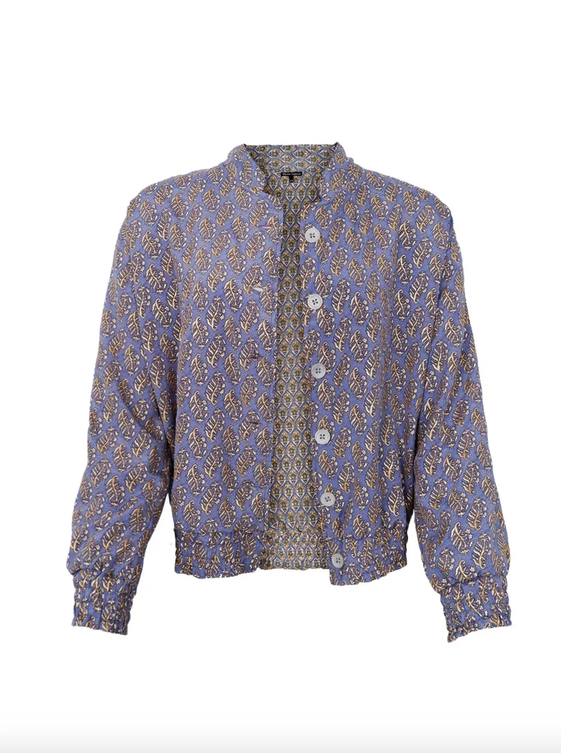 Jacka Luna bomber jacket - Blue Mist