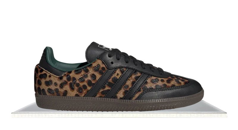 Adidas Samba 'Black Green Leopard'
