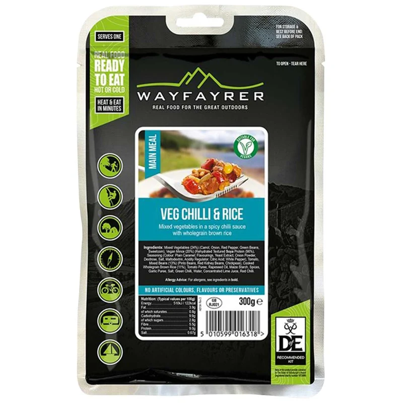 Wayfayrer Ready to Eat Meal Vegetable Chilli