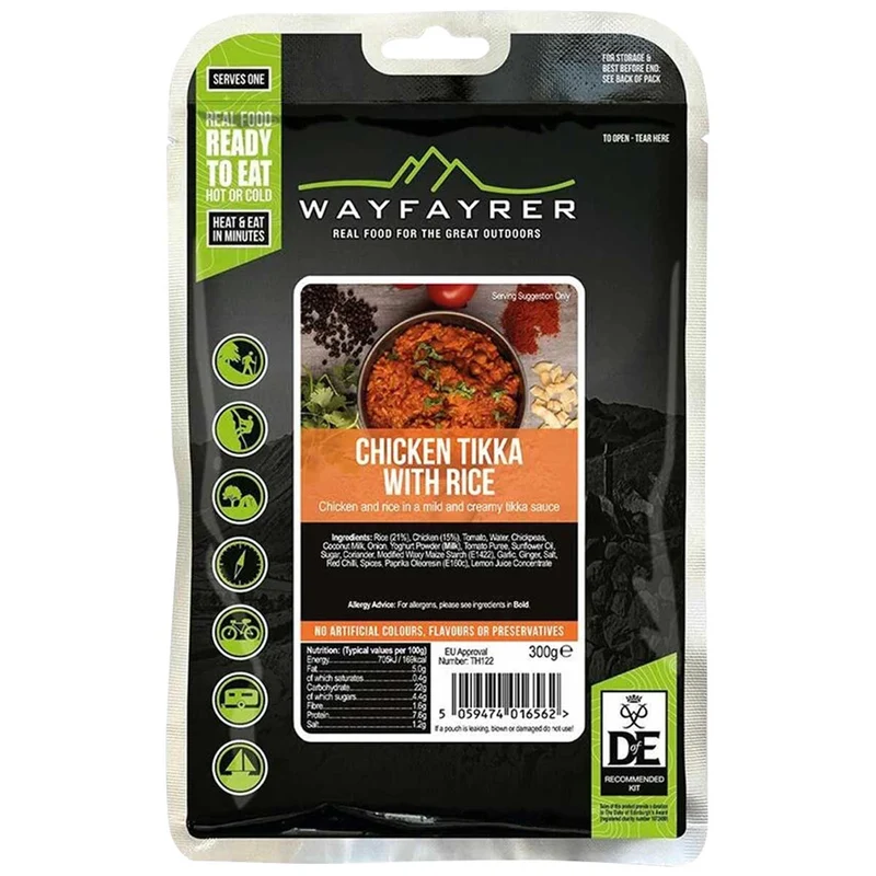 Wayfayrer Ready to Eat Meal Chicken Tikka & Rice