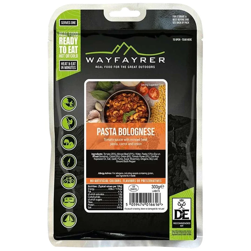 Wayfayrer Ready to Eat Meal Pasta & Bolognese