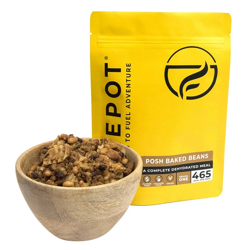 Firepot Dehydrated Meal Posh Baked Beans - Vegan 465kcal / 695kcal
