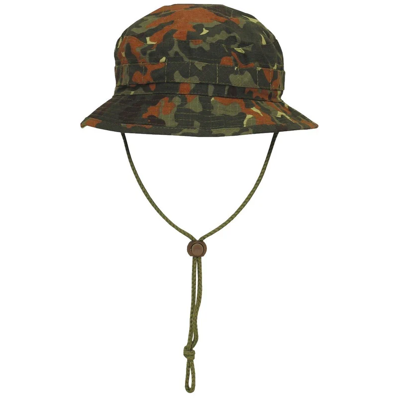 Flecktarn Camo Boonie Bush Hat Short Brim