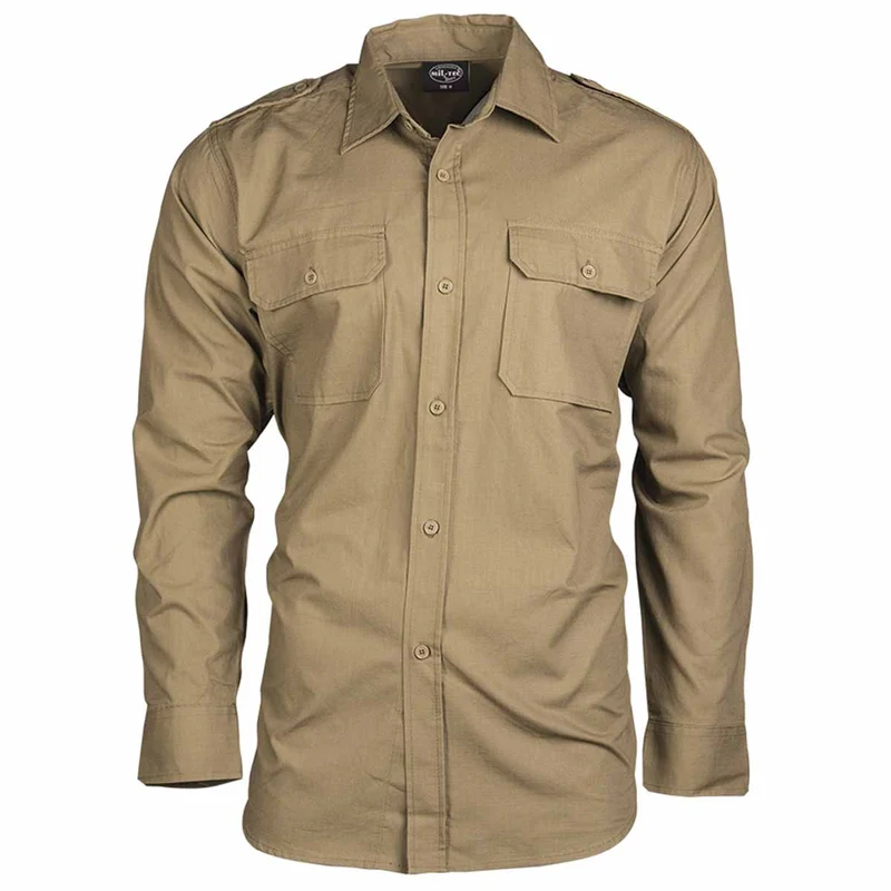 Mil-Tec Ripstop Field Shirt Coyote