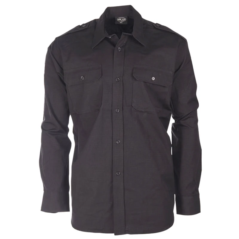 Mil-Tec Ripstop Field Shirt Black