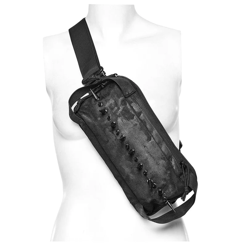Kvinnors Punk Military Style Nitar Axelväska