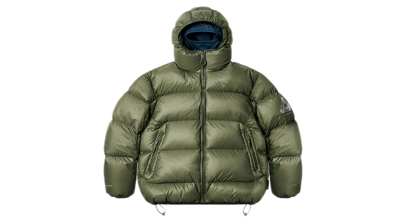 Palace Pertex Opaque Balaclava Puffer Jacket Green