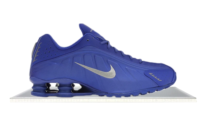 Nike Shox R4 Racer Blue Metallic Silver