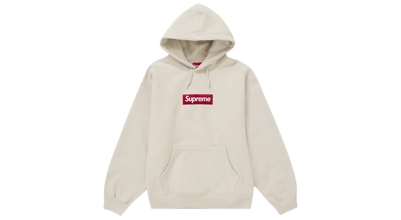 Supreme Box Logo Hoodie Stone (FW24)