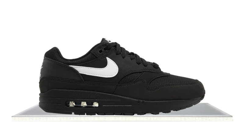 Air Max 1 Black White Swoosh