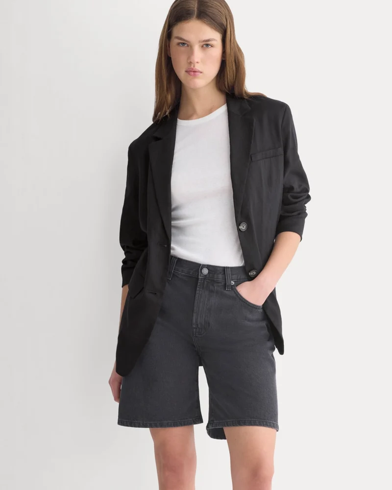 Loose Jean Short | Black