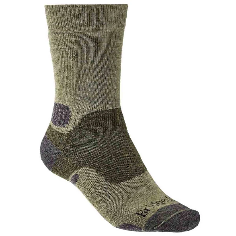 Bridgedale Men's Hike Midweight Merino Performance Boot Sock Green