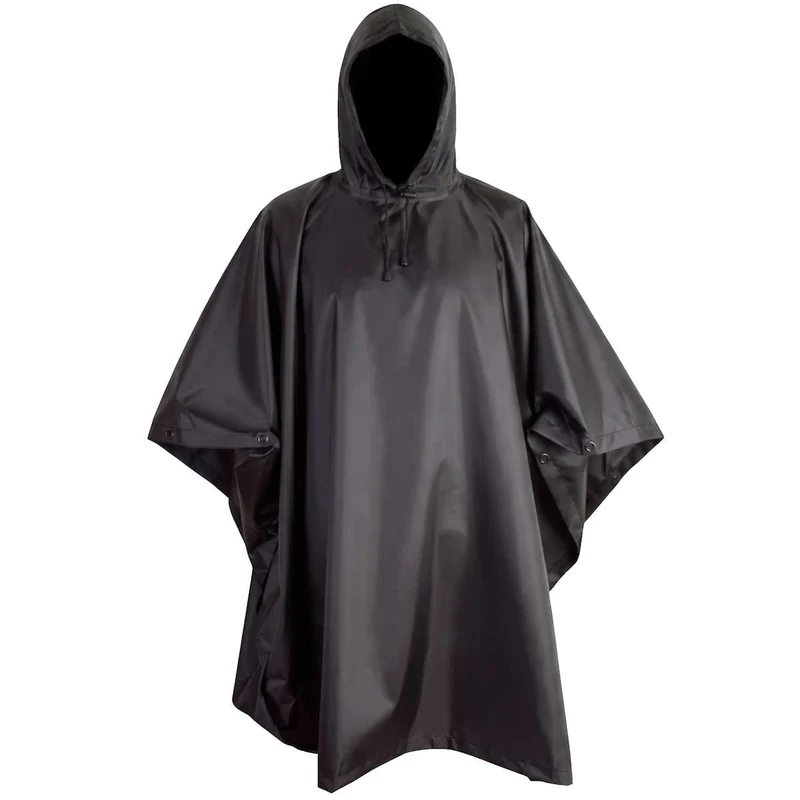 Kombat Waterproof Poncho Black