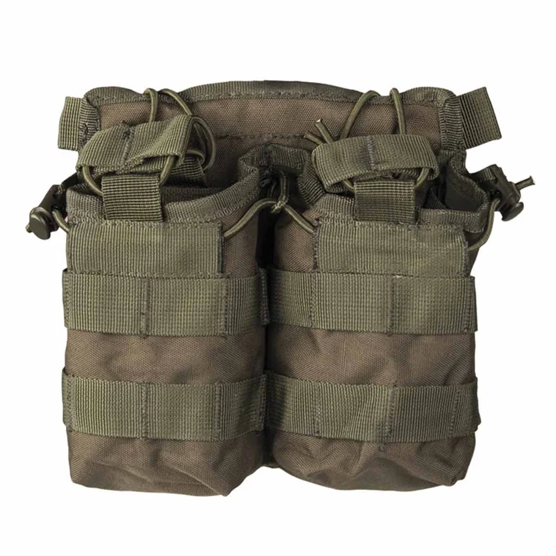 Mil-Tec Open Top Double Mag Pouch Olive Green