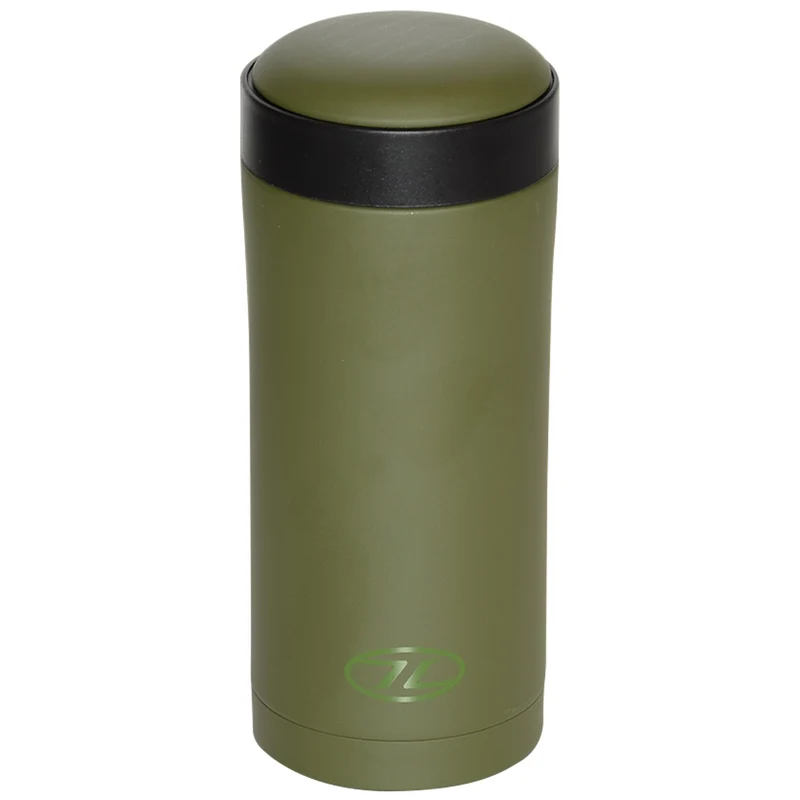Highlander Stainless Steel Sealed Thermal Mug Olive Green