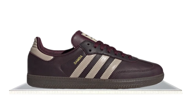 Adidas Samba Maroon Crystal Sand