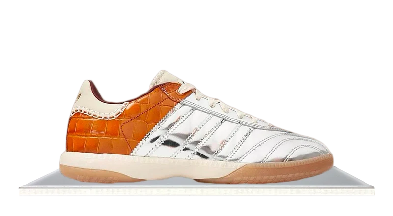 Adidas Samba Millennium Wales Bonner Silver Metallic Yellow Croc