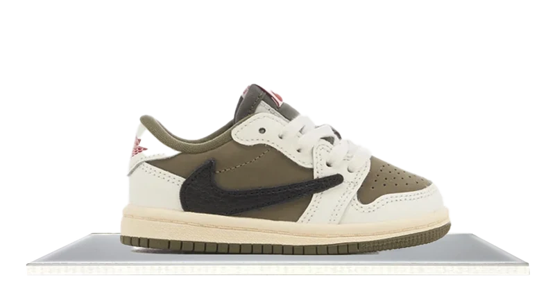 Air Jordan 1 Low Travis Scott 'Medium Olive' TD/PS