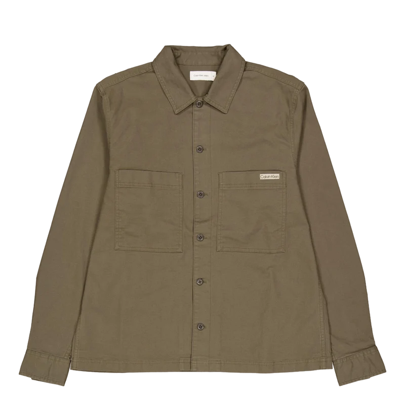 Relaxed Utility Overshirt Pfv Tarmac