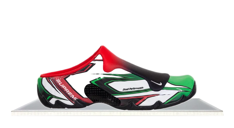 Nike Clogposite Supreme White Gym Red Green