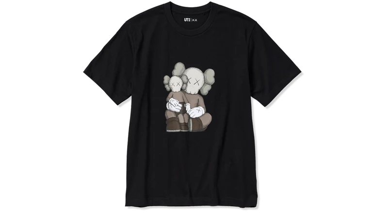 Kaws x Uniqlo UT Short Sleeve Family T-shirt Black