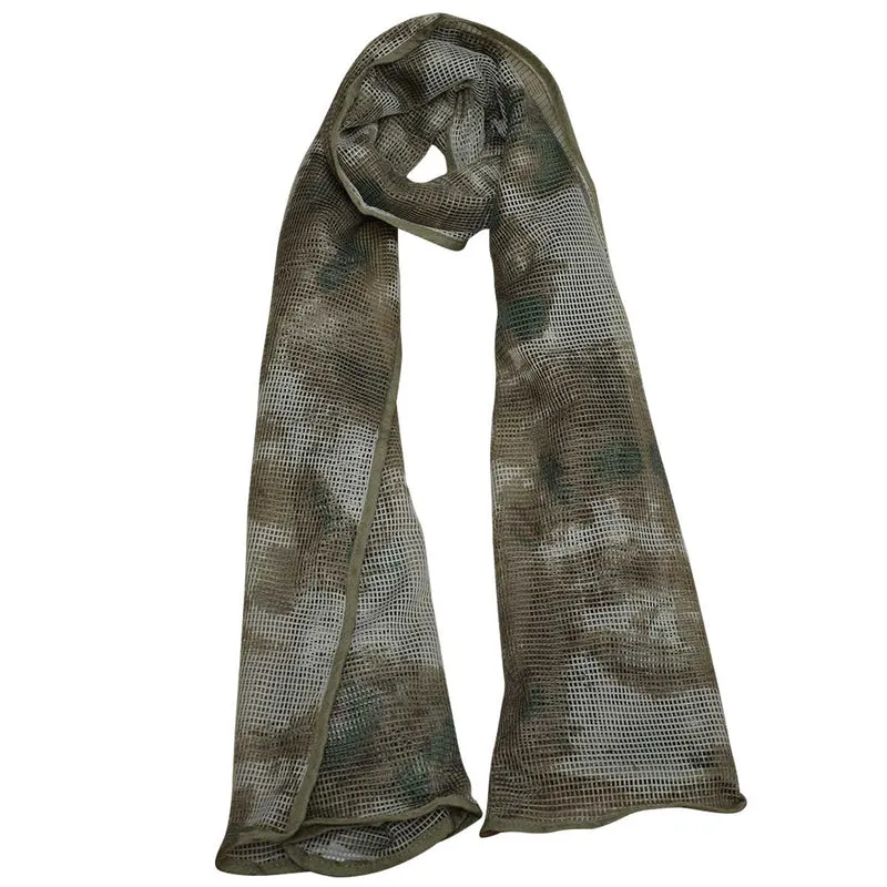 MFH Scrim Net Scarf HDT Camo Green