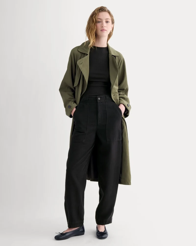 Patch Pocket Ballon Pant in Buttersoft | Black