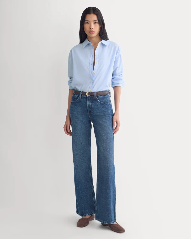 Relaxed Mid-Rise Bootcut Jean | Dark Indigo