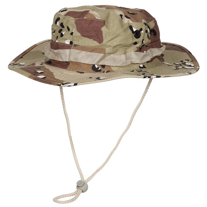 GI Ripstop Boonie Bush Hat Choc Chip Desert Camo