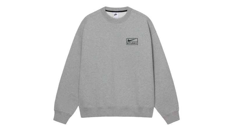 Nike x Stussy Crew Fleece Grey (SS23)